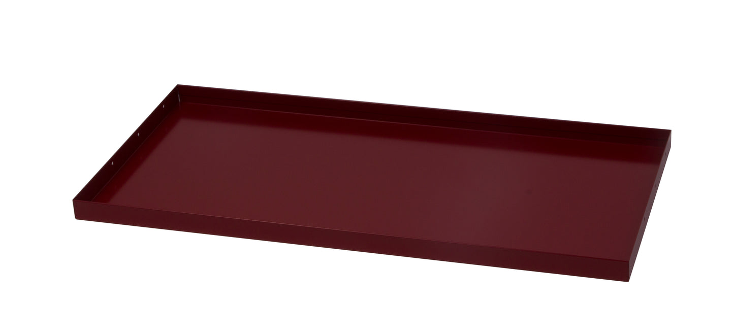 Ausziehtablar - Schublade - RAL 3003 - Rubinrot - 75 50 35