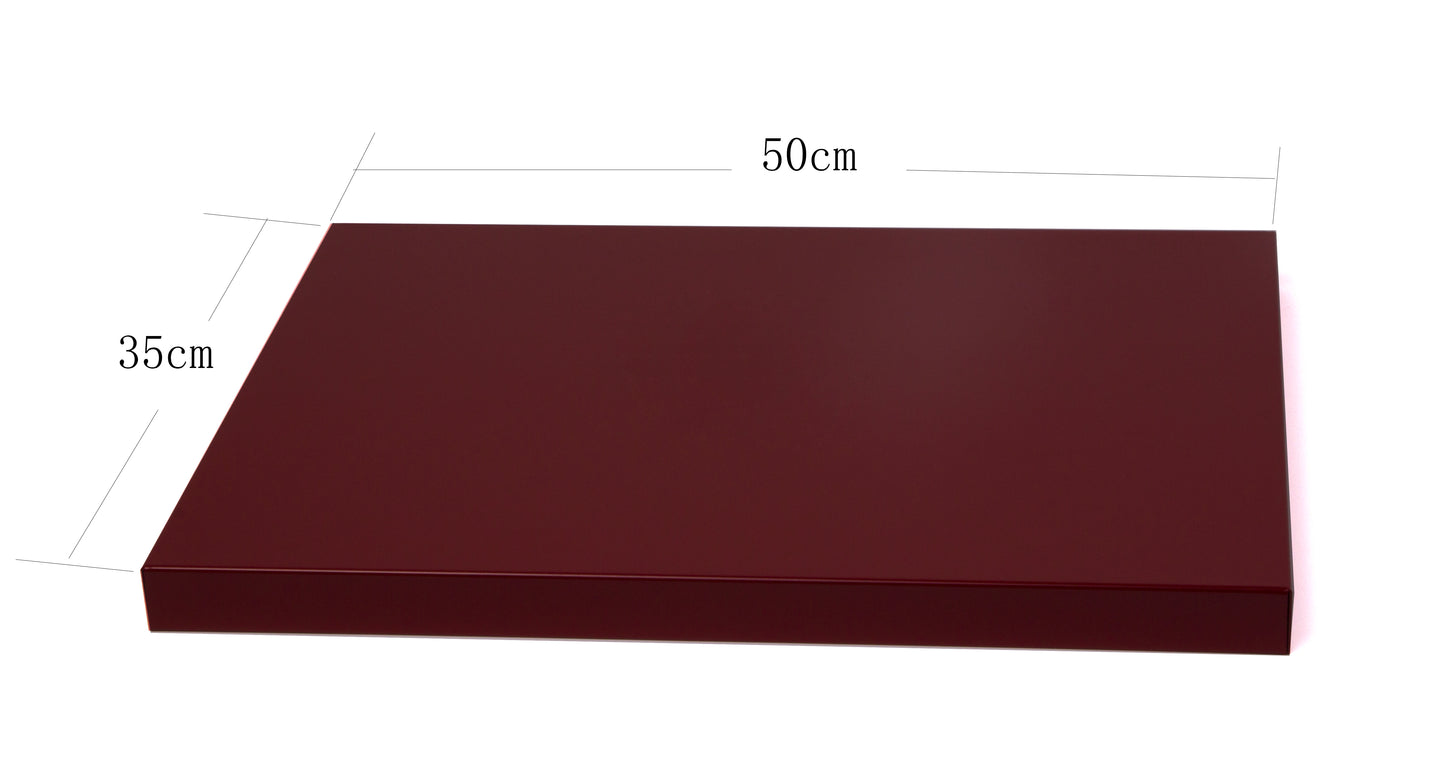 Ausziehtablar - Schublade - RAL 3003 - Rubinrot - 75 50 35