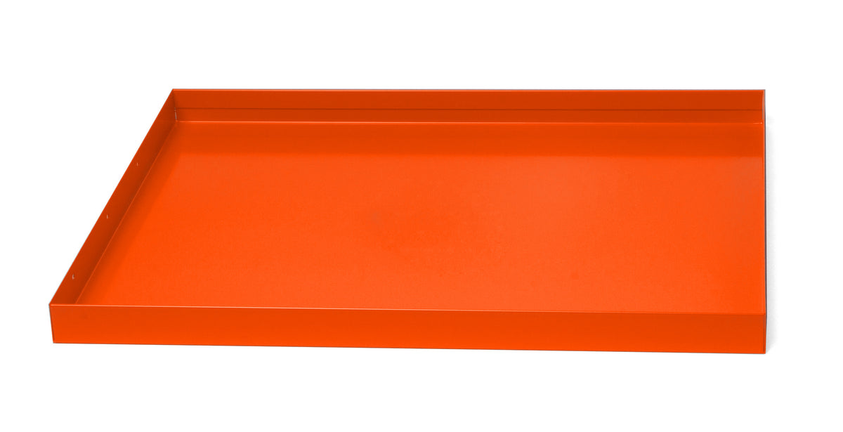 Ripiano estraibile - cassetto - RAL 2004 - arancione puro - 75 50 35