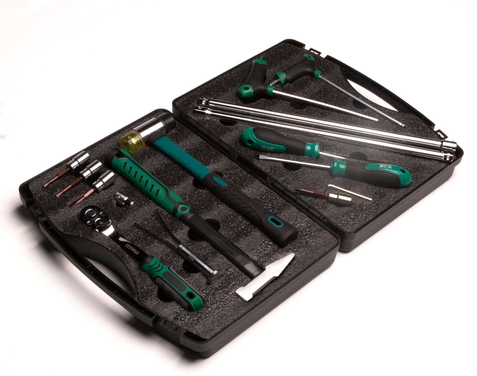 Professional tool set in case for USM Haller furniture with all 15 components