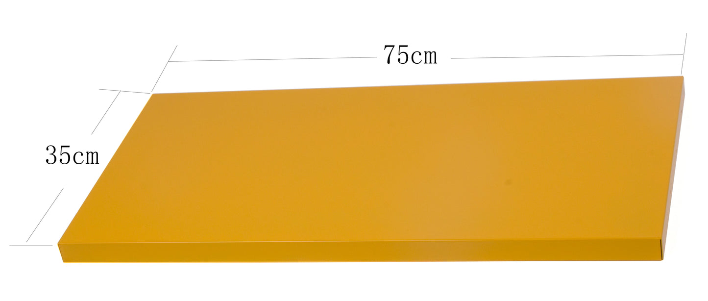 Pull-Out Shelf - Drawer - For USM Haller - RAL 9010 - Golden Yellow - 75 50 35