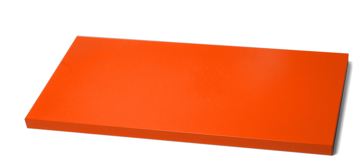 Ripiano estraibile - cassetto - RAL 2004 - arancione puro - 75 50 35